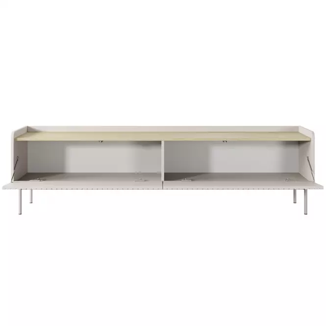 TV stolík Level RTV E 181 2d Beige/dub Scandi,5