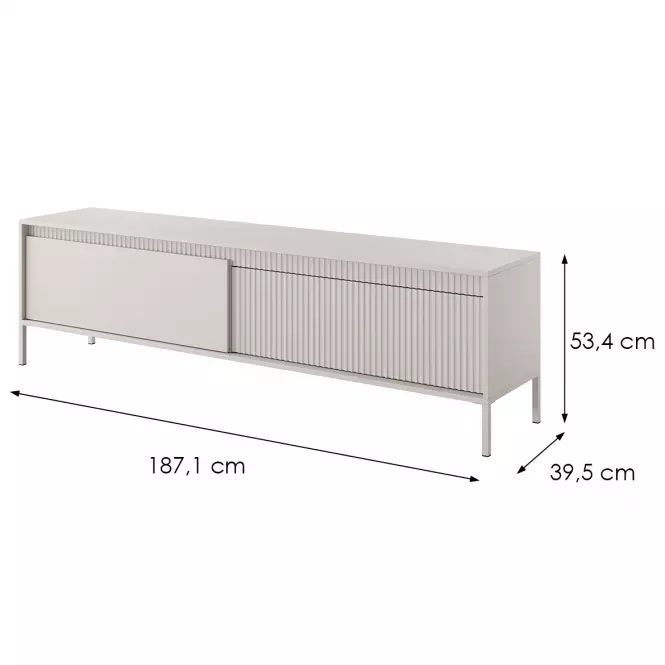 TV stolík Senso RTV E 187 2d Beige,2