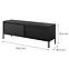 TV stolík Senso RTV D 153 2d Black,2