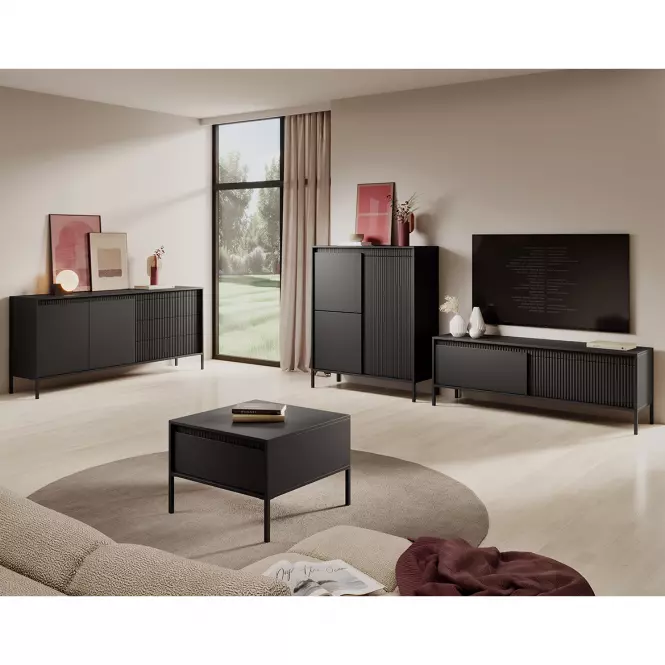 TV stolík Senso RTV E 187 2d Black,6