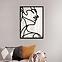 Dekoratívne zrkadlo woman black 68X94 TY006,3