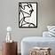 Dekoratívne zrkadlo woman black 68X94 TY006,4