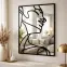 Dekoratívne zrkadlo woman black 68X94 TY006