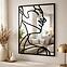 Dekoratívne zrkadlo woman black 68X94 TY006
