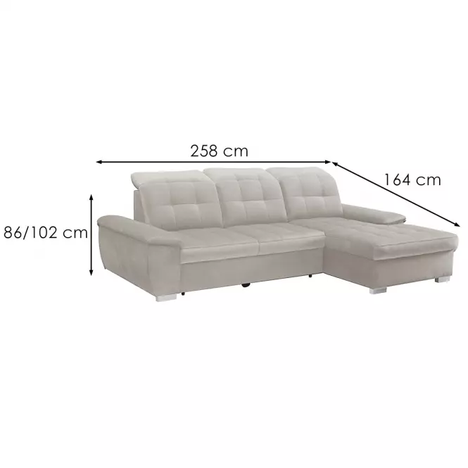 Rohová sedacia súprava Miron P Loft 02 
