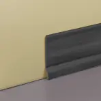 Podlahová lišta PVC šedý 65x2000