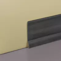 Podlahová lišta PVC šedý 65x2000