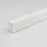 Profil plochý PVC biely lesk 10x20x1000
