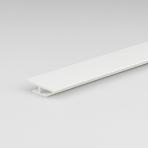 Profil H PVC biely lesk 3.5x11x22x1000