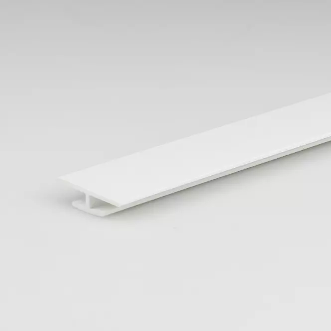 Profil H PVC biely lesk 3.5x11x22x1000