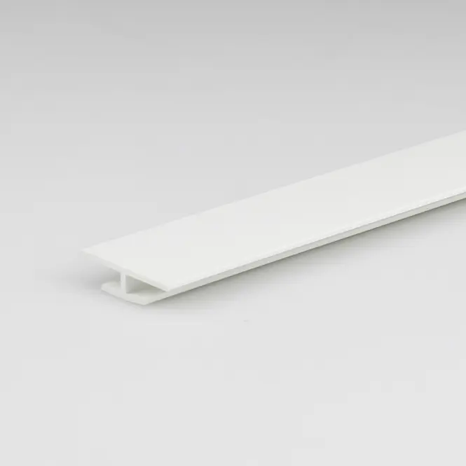 Profil H PVC biely lesk 3.5x11x22x1000