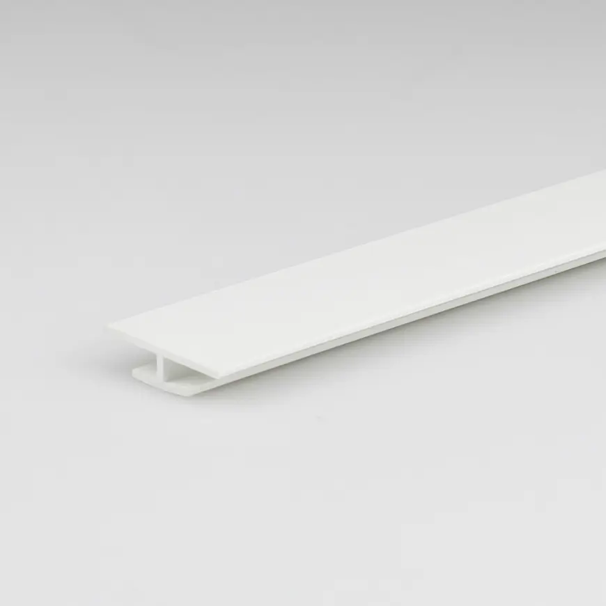 Profil H PVC biely lesk 3.5x11x22x1000