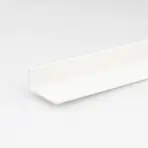 Profil uholníkový PVC biely lesk 20x25x1000