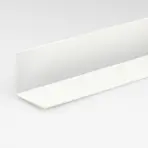 Profil uholníkový PVC biely satina 50x50x100