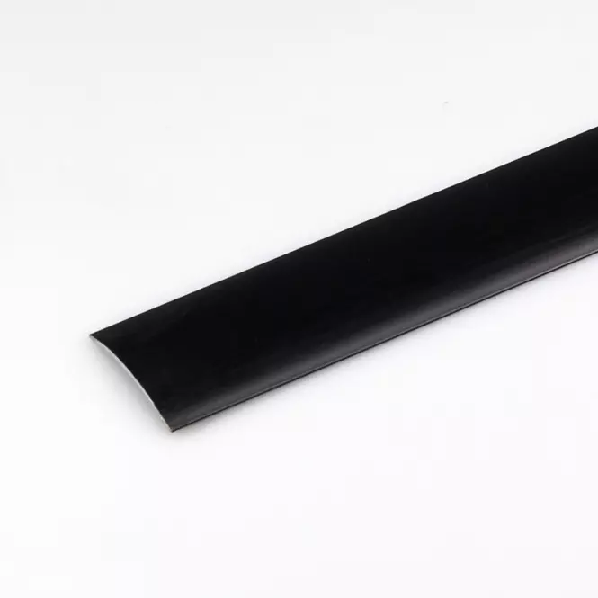 Profil podlahový samolepiaci hliník brúsený čierny 3,2x30x900 mm
