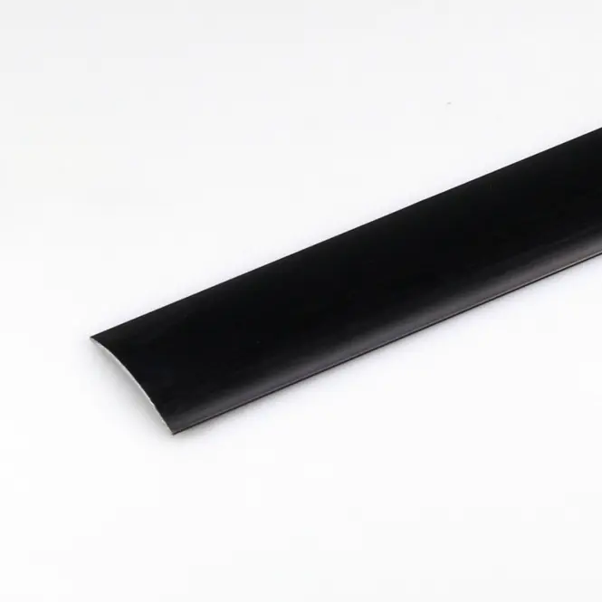 Profil podlahový samolepiaci hliník brúsený čierny 3,2x30x900 mm