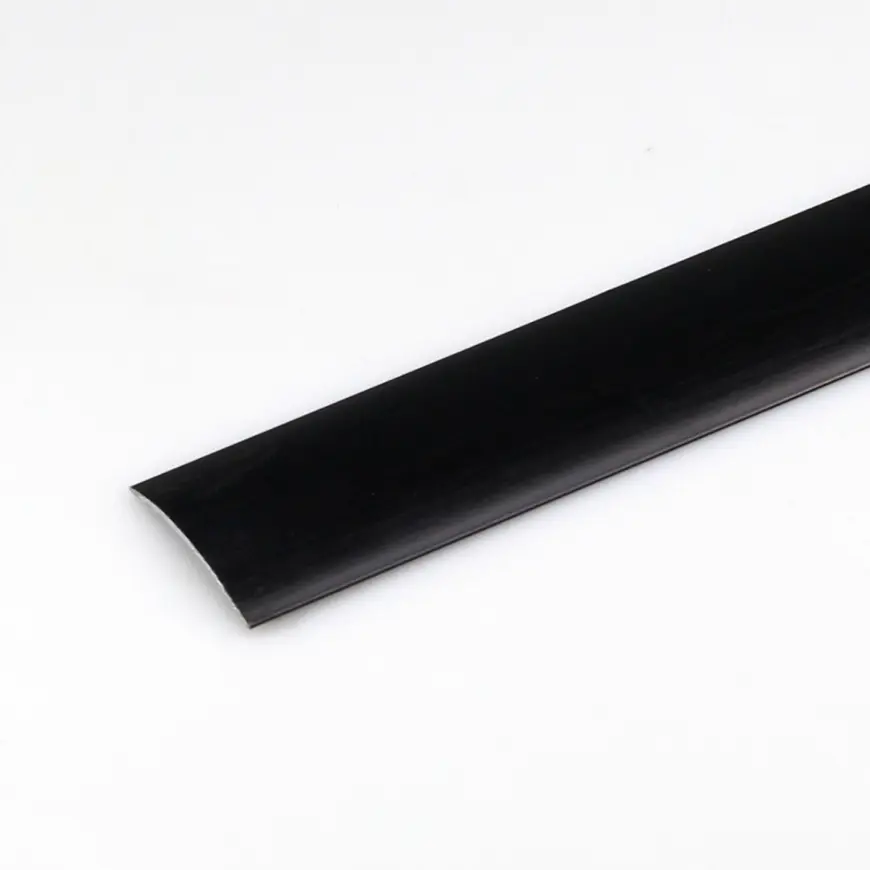 Profil podlahový samolepiaci hliník brúsený čierny 3,2x30x900 mm