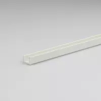 Profil U PVC biely lesk 6.2x8.7x1000