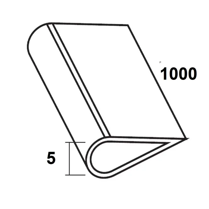 Ochranný profil PVC transparentný 5x1000,2