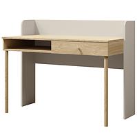 Písací stôl YUKI 11 Sivá béžová/Olejovaný dub