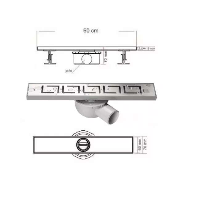 Lineárny odtok Axus L-600 12308