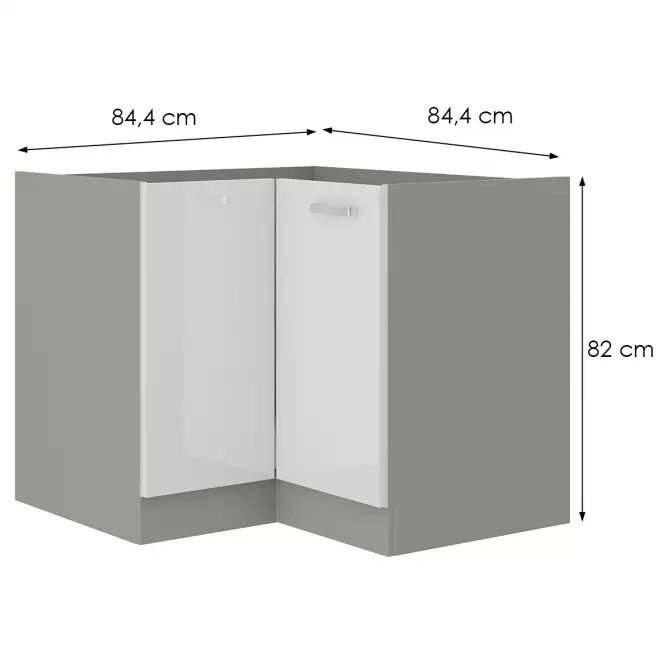 Skrinka Do Kuchyne Bianka 90x90 Nd 2f Bb