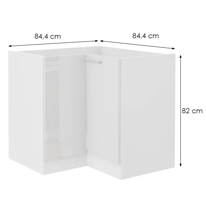 Skrinka do kuchyne Lara biela 90x90 Nd 2f Bb,2