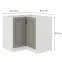 Skrinka Do Kuchyne Stilo Claygrey/Biely 90x90 Nd 2f Bb,2