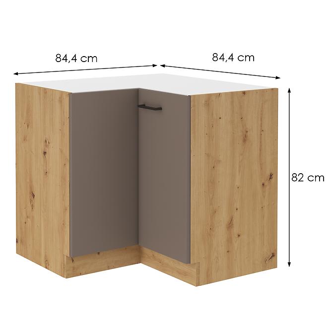 Skrinka Do Kuchyne Bolonia Hľuzovka/Dub Artisan 90x90 Nd 2f Bb