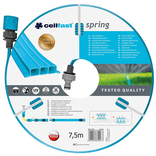 Záhradná postreková hadica Spring 7,5 mb 19-021