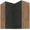 Skrinka do kuchyne VIGO GRAFIT MAT 60X60 GN-72 2F (90°)
