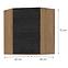 Skrinka do kuchyne VIGO DARK 60X60 GN-72 2F (45°),2