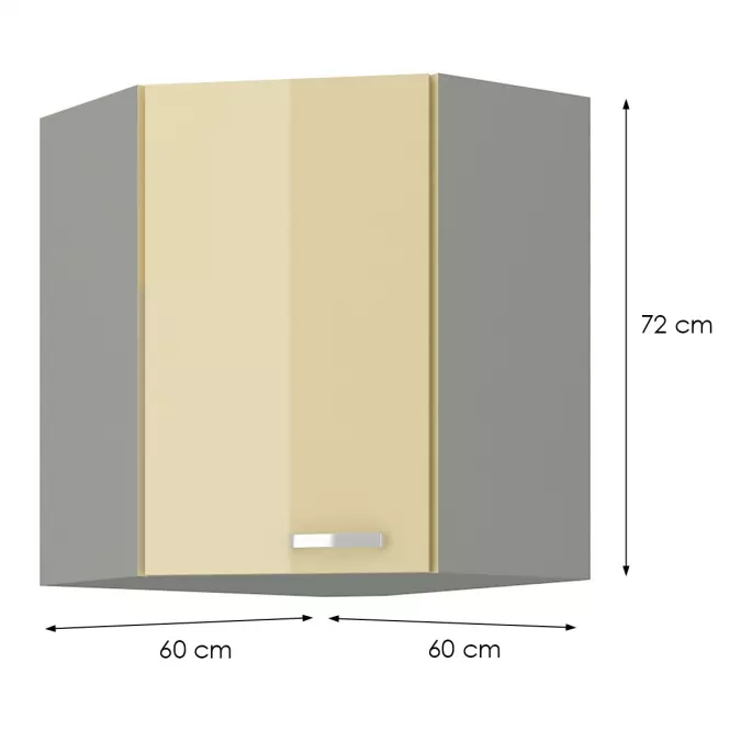 Skrinka do kuchyne KARMEN 60X60 GN-72 2F (45°)