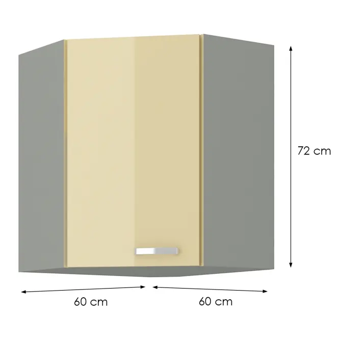 Skrinka do kuchyne KARMEN 60X60 GN-72 2F (45°),3