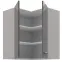 Skrinka do kuchyne GREY 60X60 GN-72 2F (90°),3
