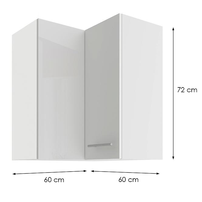 Skrinka do kuchyne LARA biely 60X60 GN-72 2F (90°)