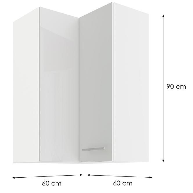 Skrinka do kuchyne LARA biely 60X60 GN-90 2F (90°)