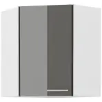 Skrinka do kuchyne LARA GREY 60X60 GN-72 2F (45°)