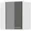 Skrinka do kuchyne LARA GREY 60X60 GN-72 2F (45°)