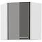 Skrinka do kuchyne LARA GREY 60X60 GN-72 2F (45°)