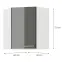 Skrinka do kuchyne LARA GREY 60X60 GN-72 2F (45°),2