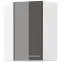 Skrinka do kuchyne LARA GREY 60X60 GN-90 1F (45°)