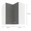 Skrinka do kuchyne LARA GREY 60X60 GN-72 2F (90°),2