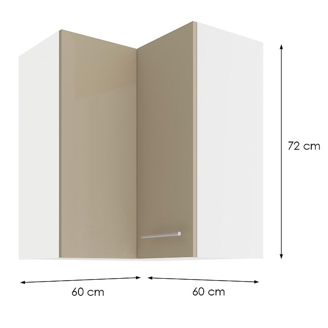 Skrinka do kuchyne LARA CAPPUCCINO 60X60 GN-72 2F (90°),2