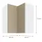 Skrinka do kuchyne LARA CAPPUCCINO 60X60 GN-72 2F (90°),2