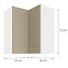 Skrinka do kuchyne LARA CAPPUCCINO 60X60 GN-72 2F (90°),2