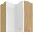 Skrinka do kuchyne ARTISAN biely 60X60 GN-72 2F (90°)
