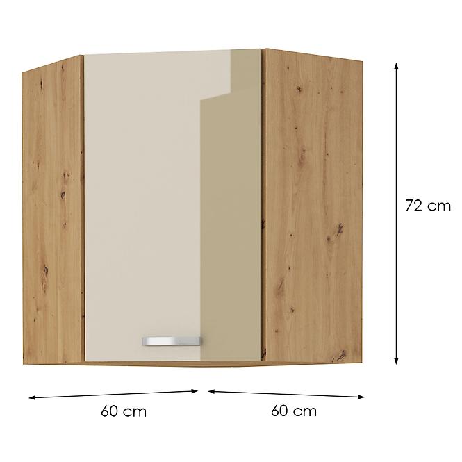 Skrinka do kuchyne ARTISAN CAPPUCCINO 60X60 GN-72 2F (45°)