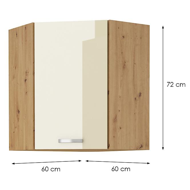 Skrinka do kuchyne ARTISAN KRÉM 60X60 GN-72 2F (45°)