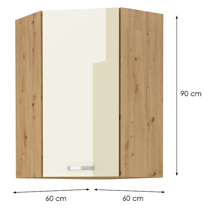 Skrinka do kuchyne ARTISAN KRÉM 60X60 GN-90 1F (45°)